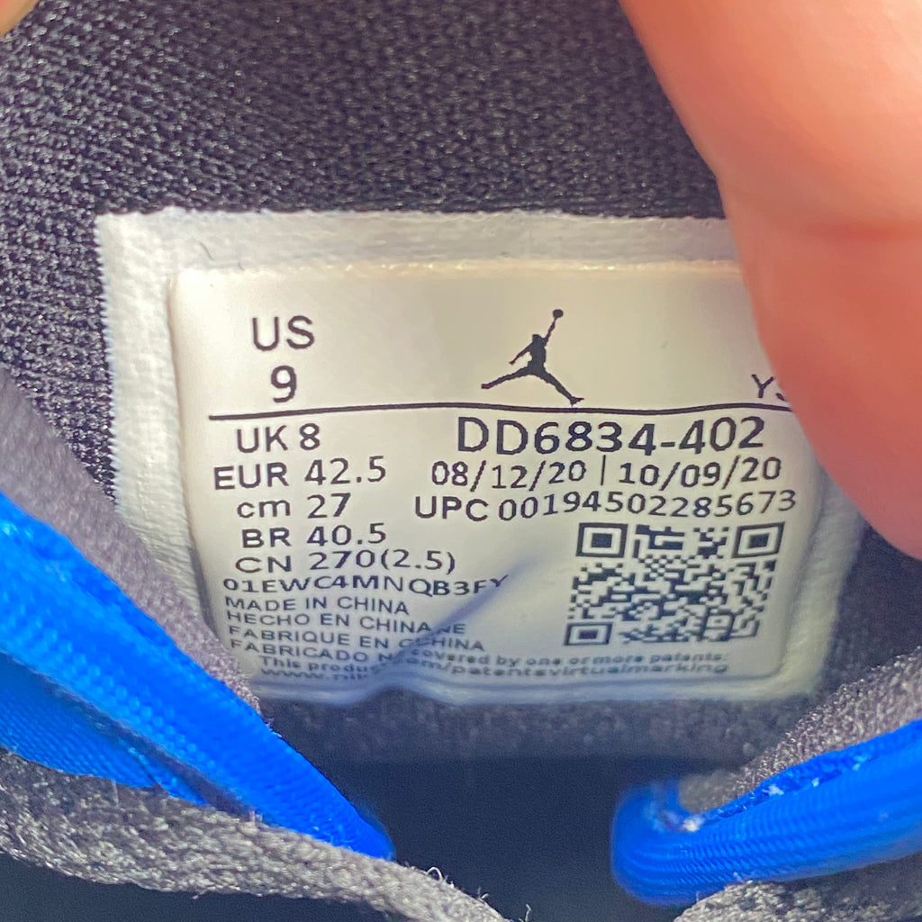 Air Jordan 1 Mid "Signal Blue" 2021 Used Size 9