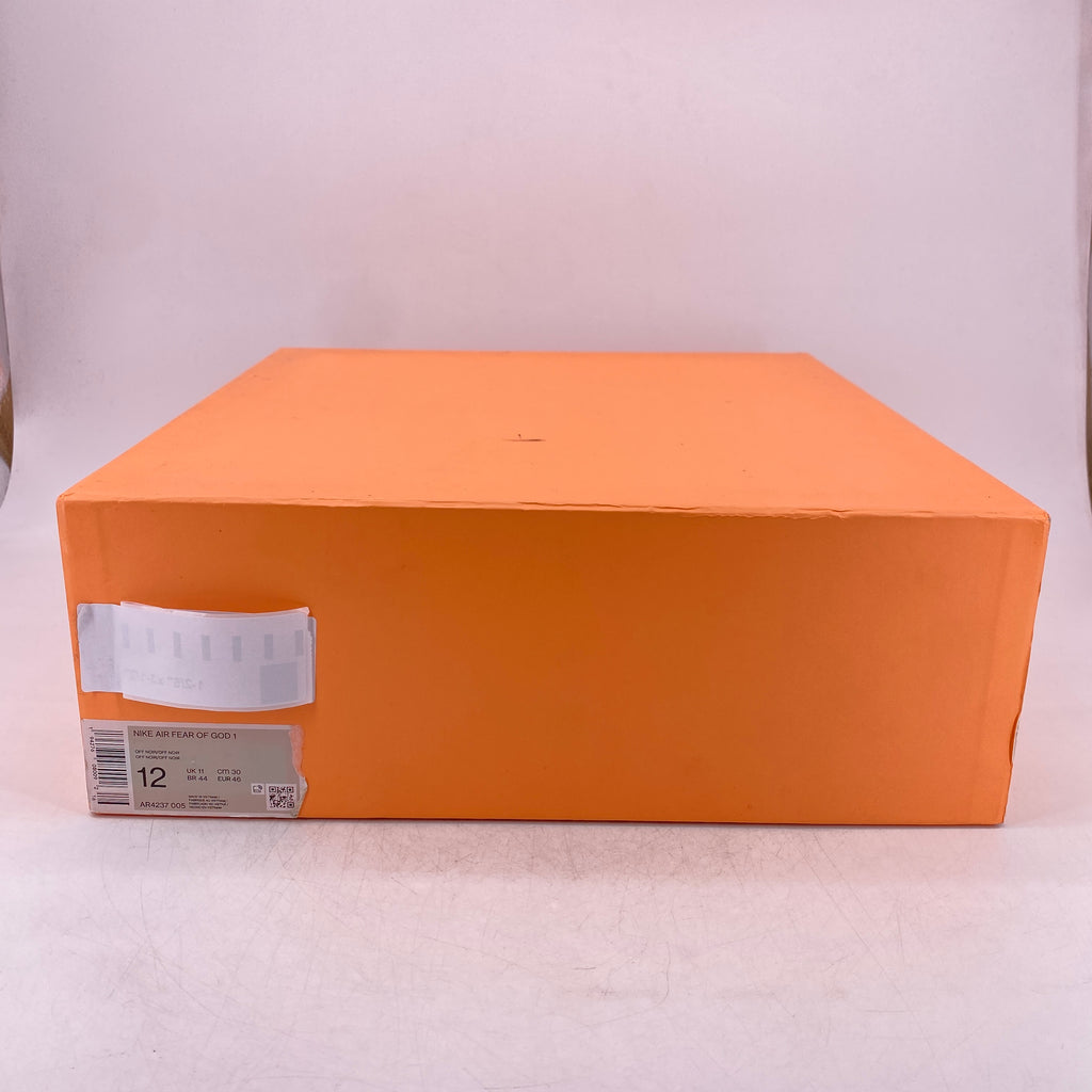 Nike Air Fear of God 1 "Triple Black" 2020 Used Size 12