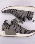 Adidas NMD R2 PK "Olive Black" 2016 Used Size 9