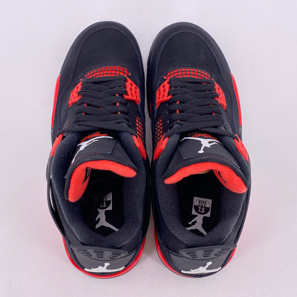 Air Jordan 4 Retro "Red Thunder" 2022 New Size 7.5