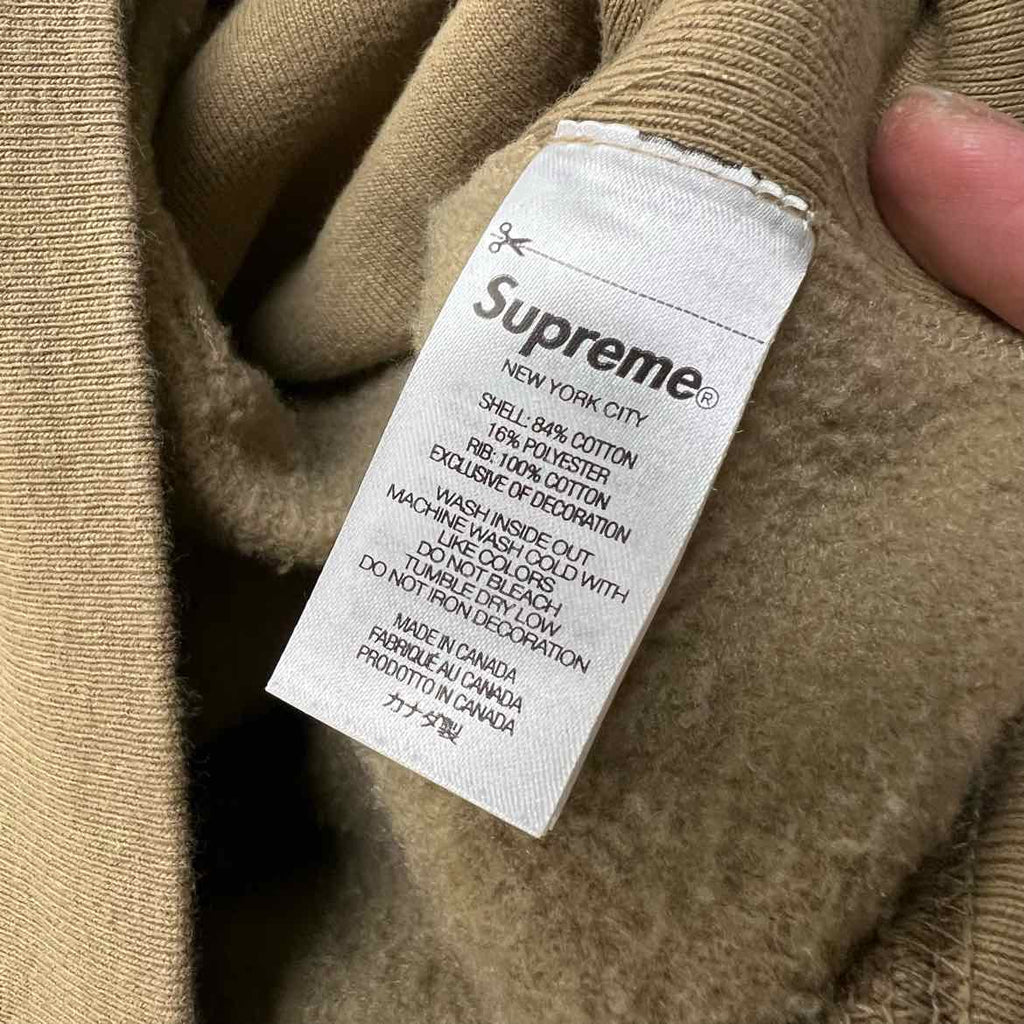 Supreme Hoodie "BOX LOGO" Dark Sand Used Size XL