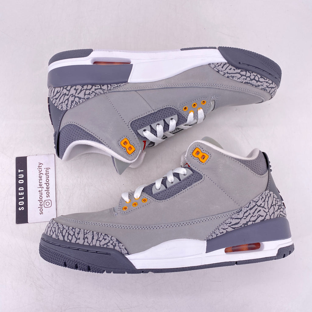 Air Jordan 3 Retro "Cool Grey" 2021 New Size 9.5