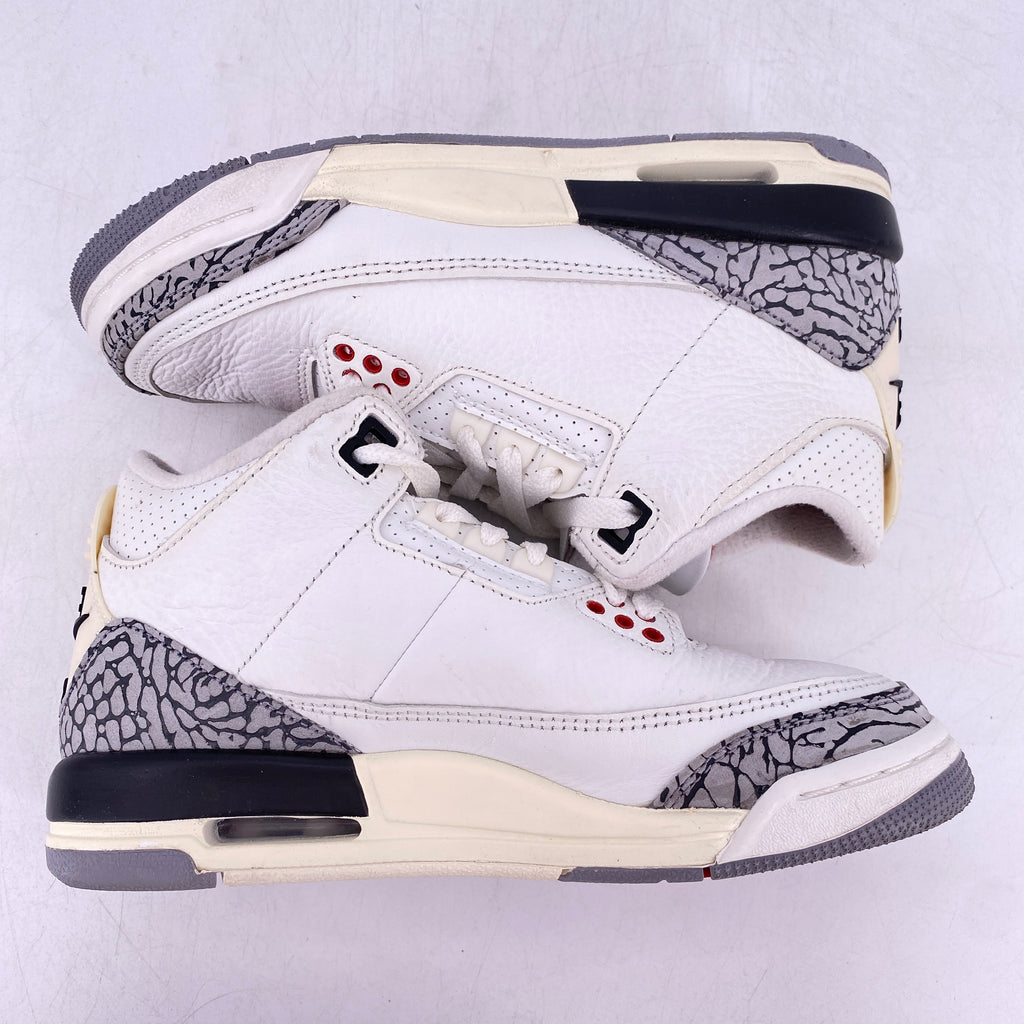 Air Jordan (GS) 3 Retro "White Cement Reimagined" 2023 Used Size 4.5Y