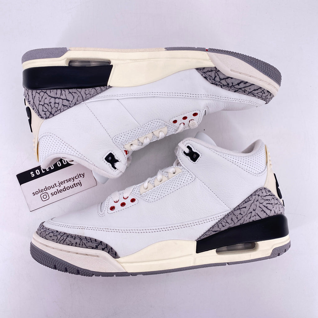 Air Jordan 3 Retro "White Cement Reimagined" 2023 Used Size 9
