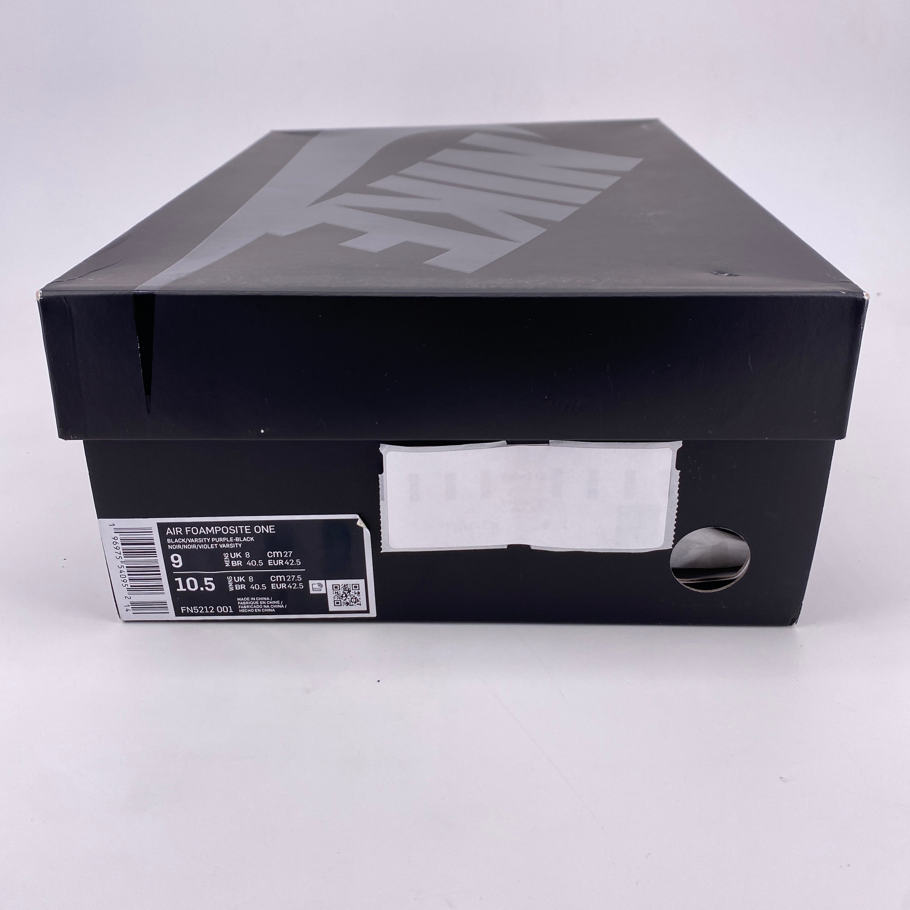 Nike Air Foamposite One "EGGPLANT" 2024 Used Original Box Size 9