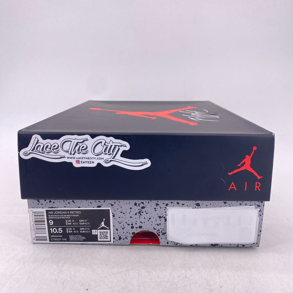 Air Jordan 4 Retro "Red Thunder" 2022 Used Size 9