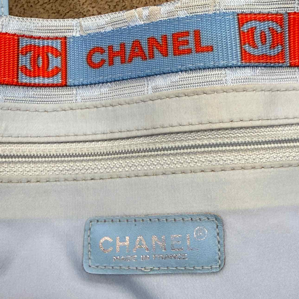 Chanel Tote Bag "MM TRAVEL COCO" Used Blue Size OS