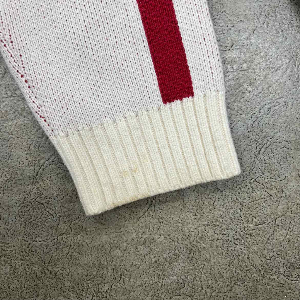 Vale Knit Crewneck "VALE STATE" Cream Used Size XL