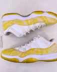 Air Jordan (W) 11 Retro Low "Yellow Snakeskin" 2023 Used Size 10W