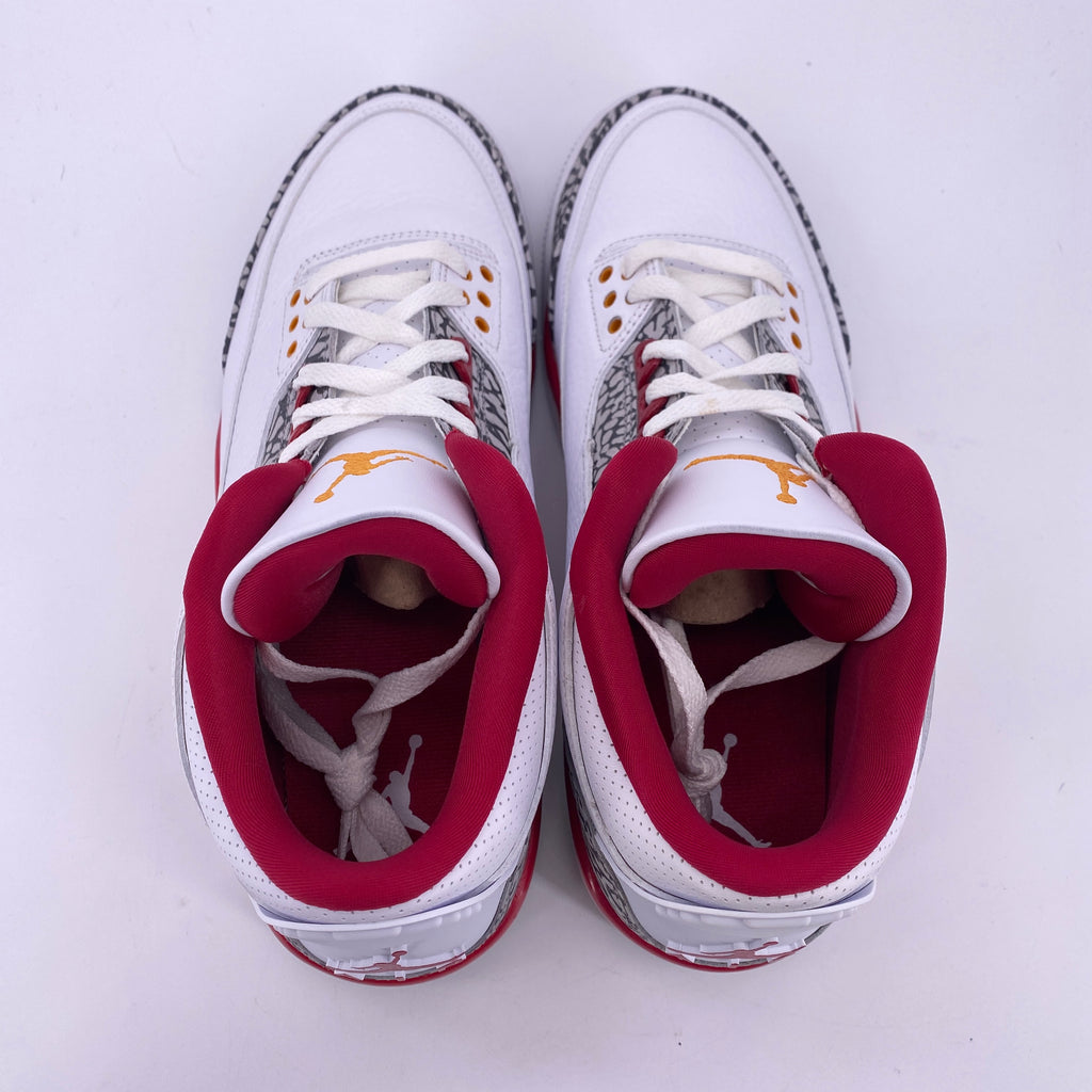 Air Jordan 3 Retro "Cardinal Red" 2022 Used Size 10