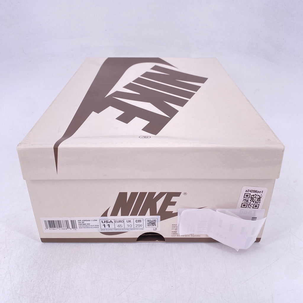 Air Jordan 1 Retro Low "Velvet Brown" 2024 New Size 11