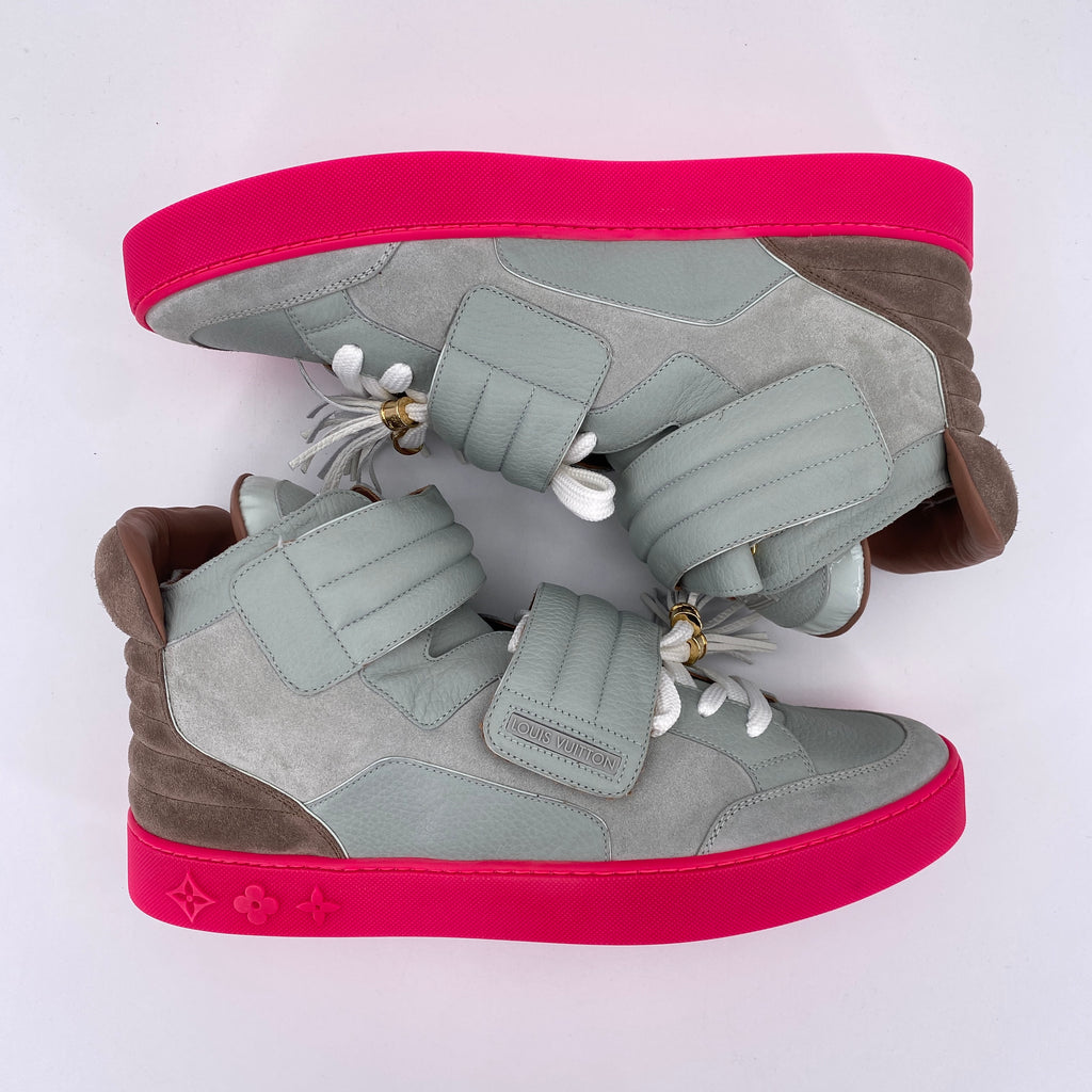 Louis Vuitton Jaspers "Kanye Zen Grey Pink" 2009 New (Cond) Size 9.5 LV
