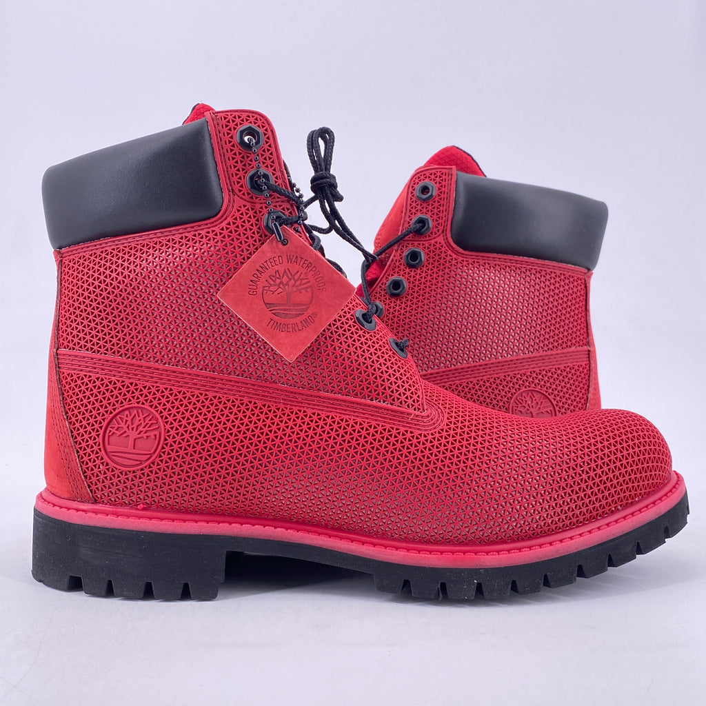 Timberland 6 Inch Boot "Exo Web Tech Red"  New Size 10