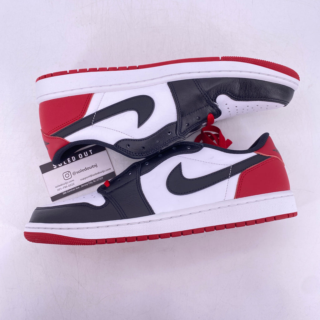 Air Jordan 1 Retro Low "Black Toe" 2023 New Size 11.5