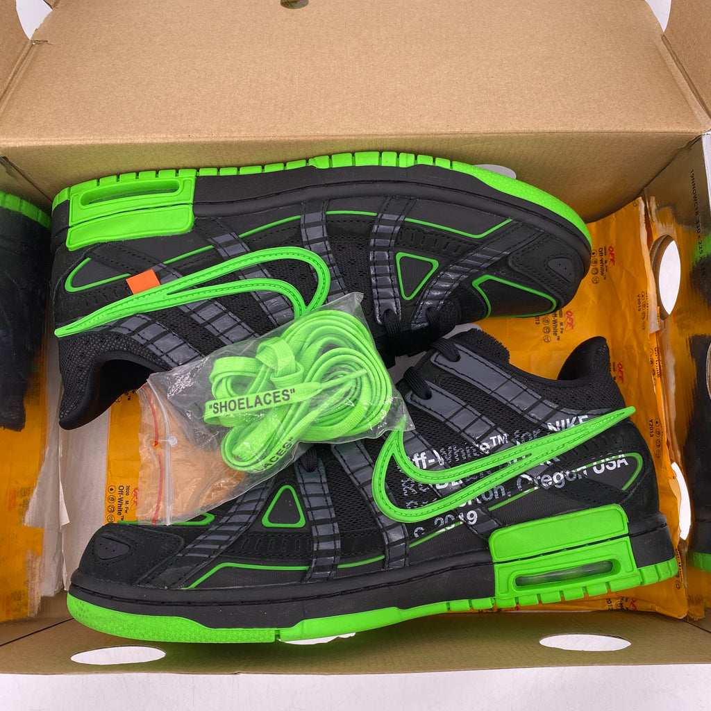 Nike Air Rubber Dunk / OW "Green Strike" 2020 Used Size 9