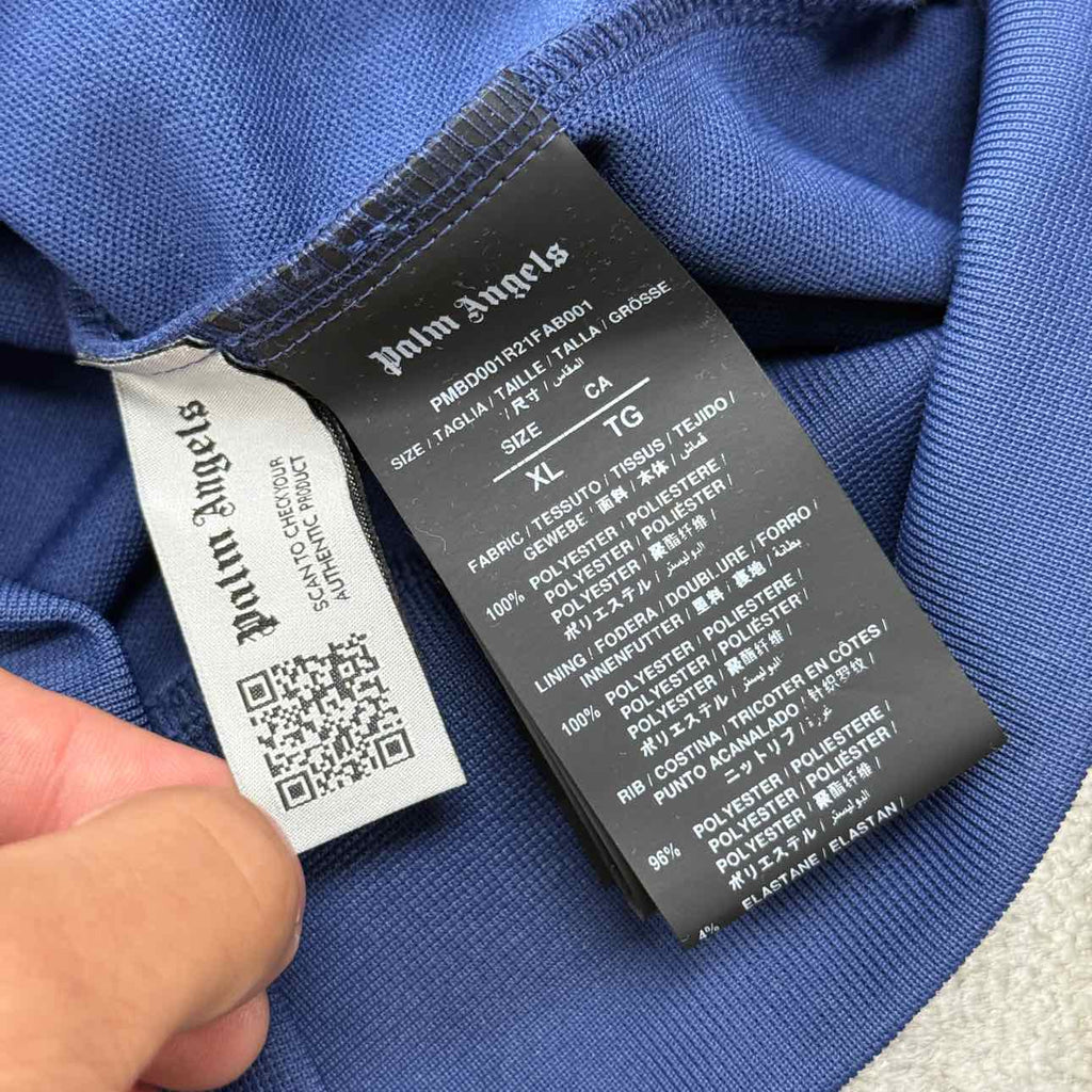 Palm Angels Track Jacket Blue Used Size XL