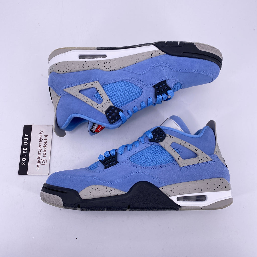 Air Jordan 4 Retro "University Blue" 2021 New Size 9.5