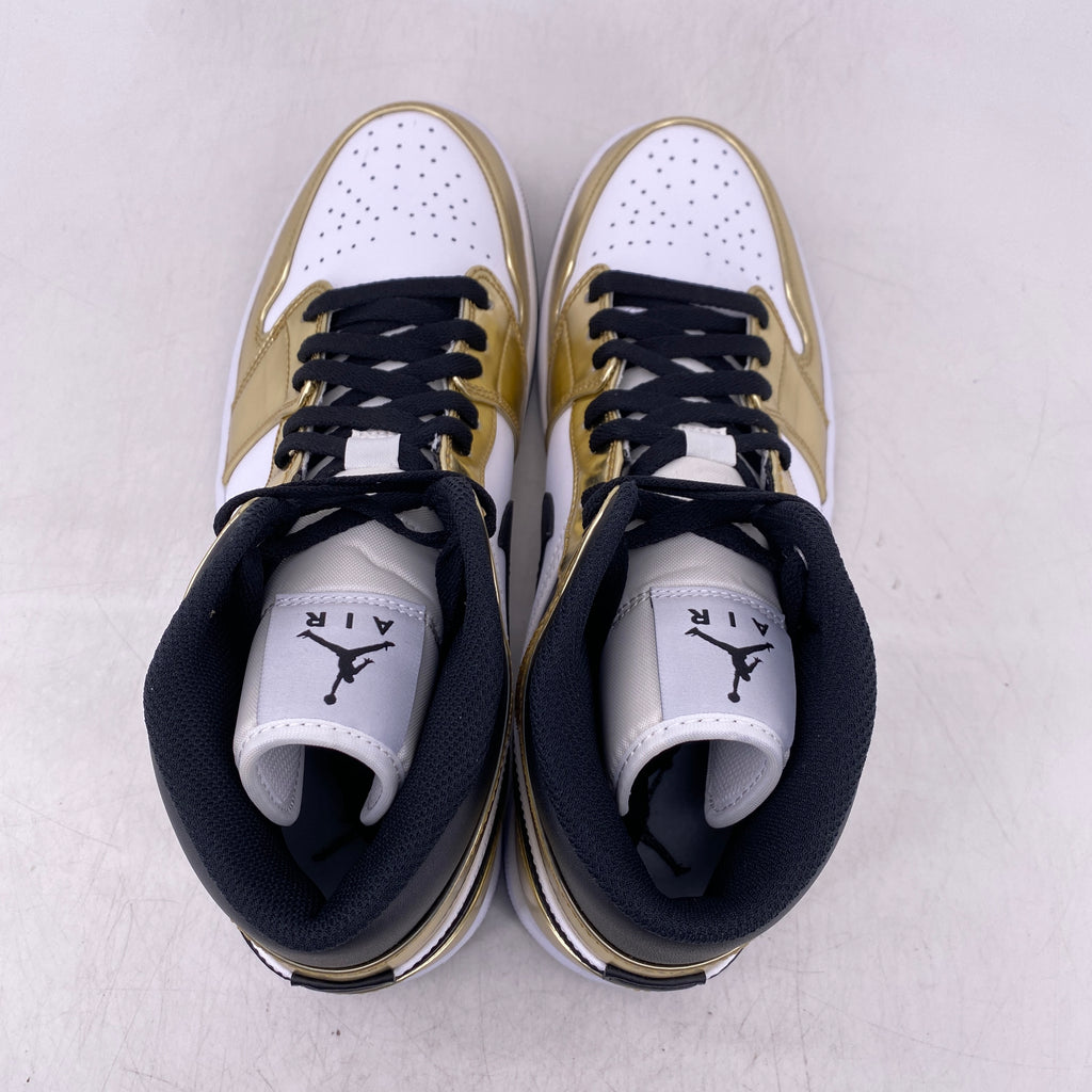 Air Jordan 1 Mid "Metallic Gold" 2020 New Size 10