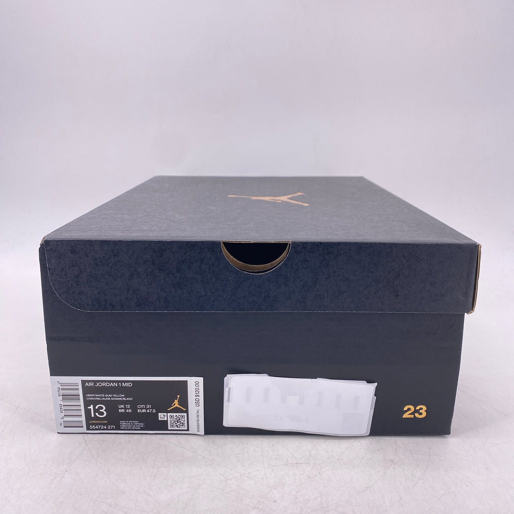 Air Jordan 1 Mid "Tan Gum" 2021 New Size 13