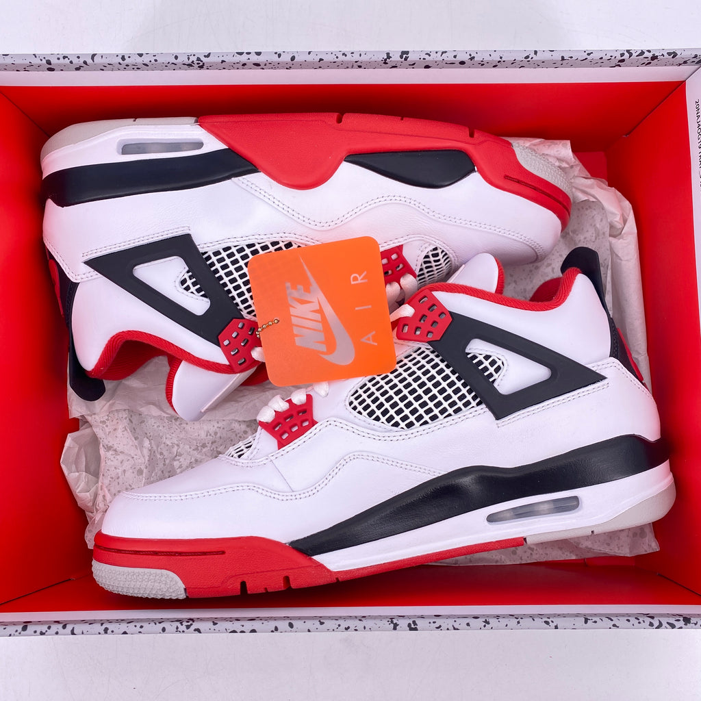 Air Jordan 4 Retro "Fire Red" 2020 New Size 9.5