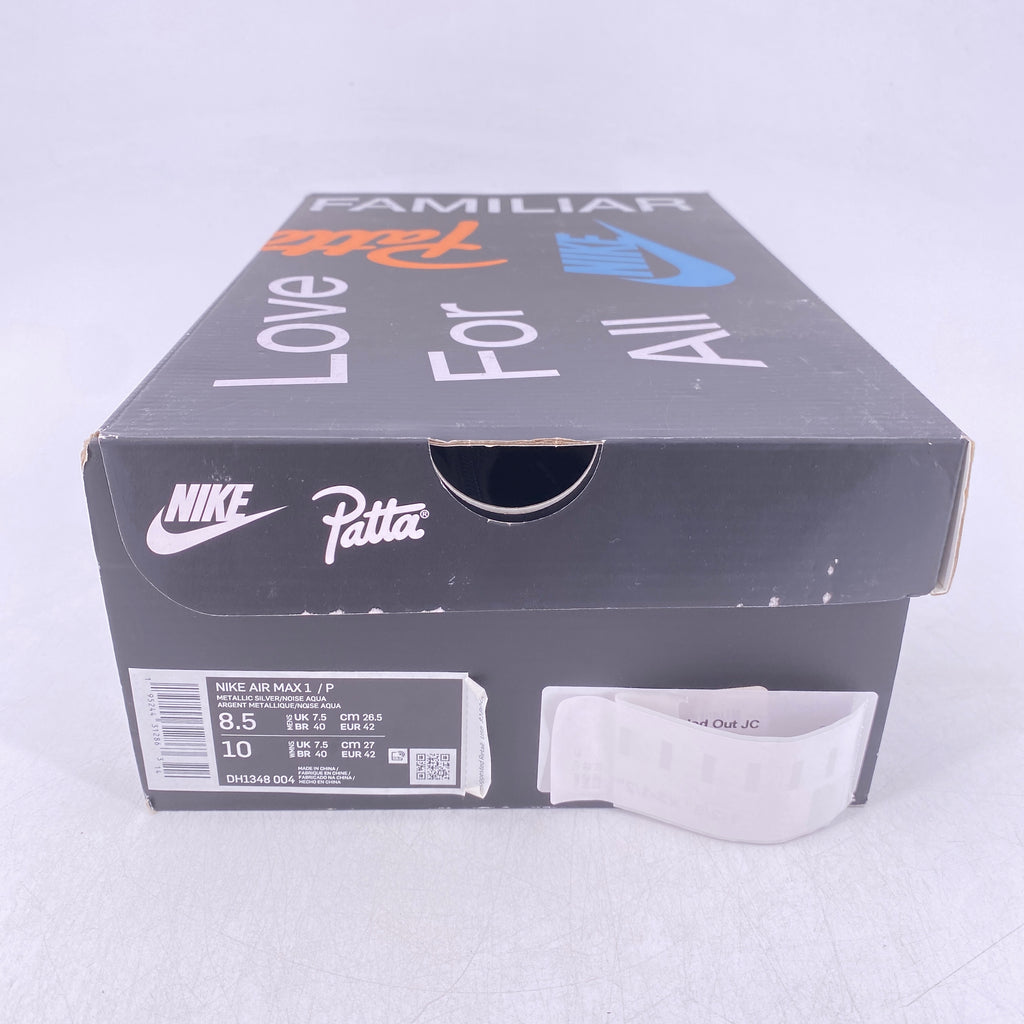 Nike Air Max 1 / Patta "Waves Aqua" 2021 New Size 8.5