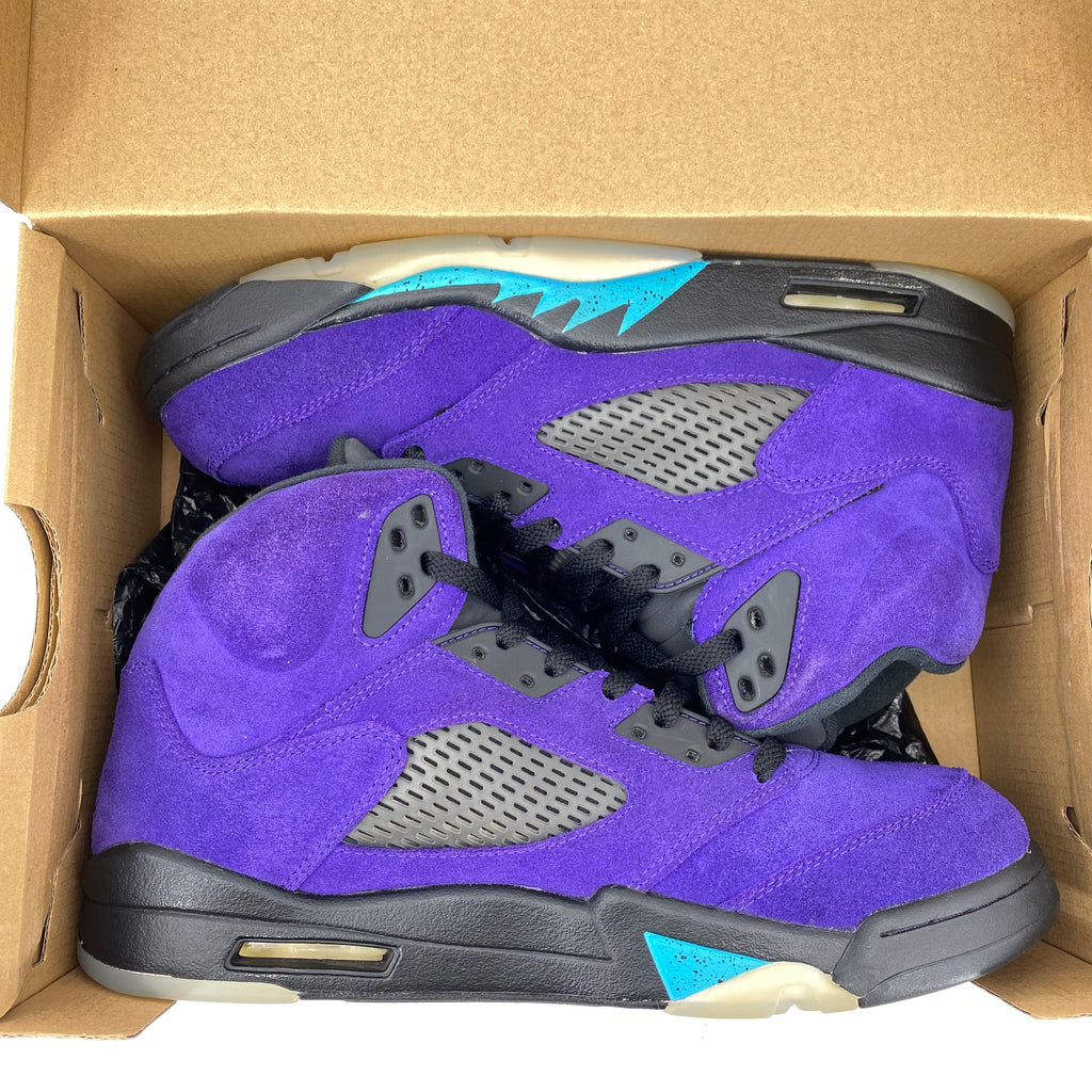 Air Jordan 5 Retro "Alternate Grape" 2020 Used Size 11.5