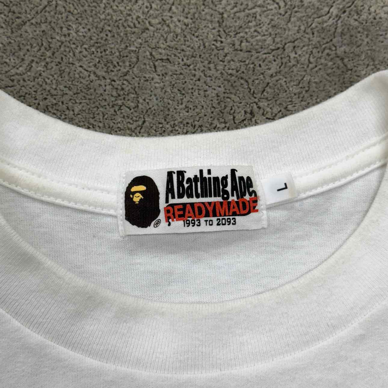 Bape Long Sleeve &quot;READYMADE&quot; White Used Size XL