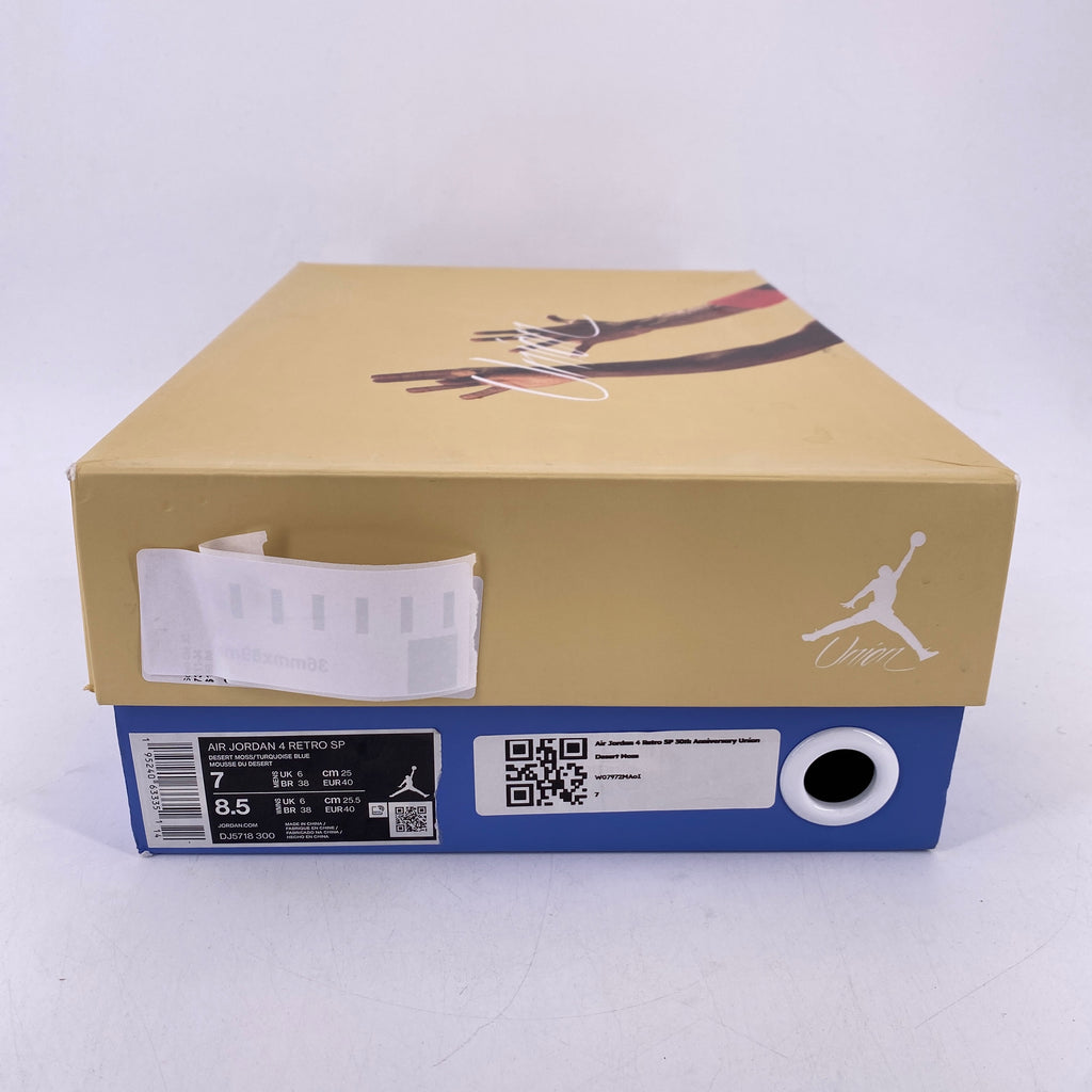Air Jordan 4 Retro "Union Desert Moss" 2021 Used Size 7