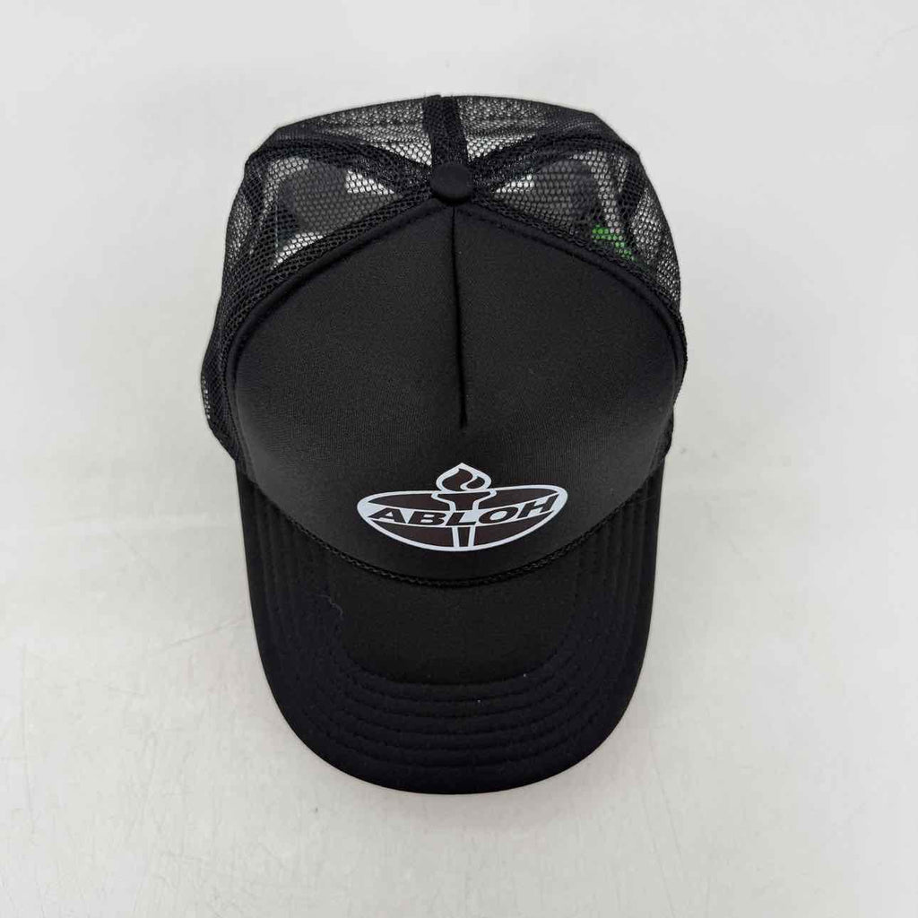 Virgil Abloh Trucker Hat "FIGURES OF SPEECH" Used Black Size OS