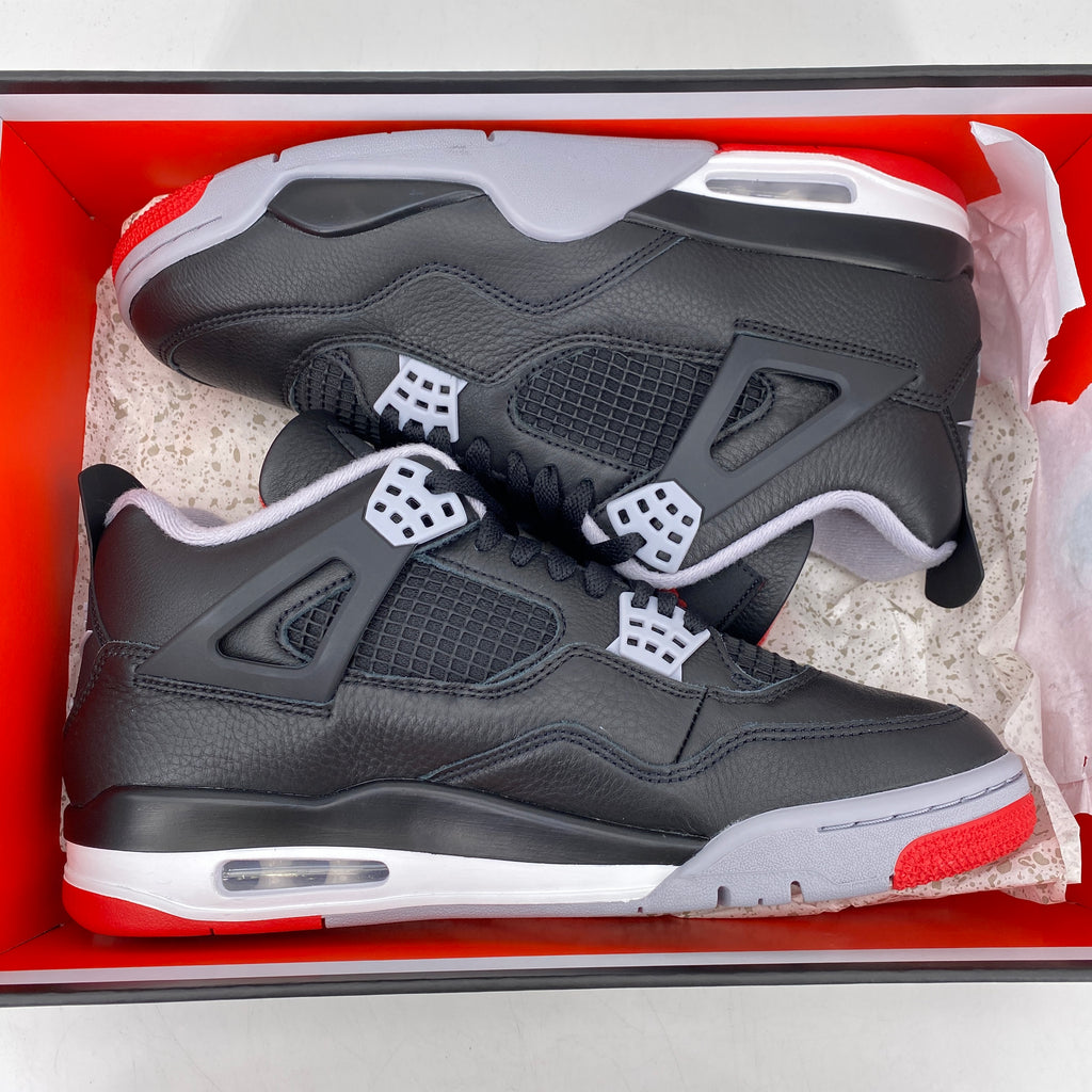 Air Jordan 4 Retro "Bred Reimagined" 2024 New Size 10