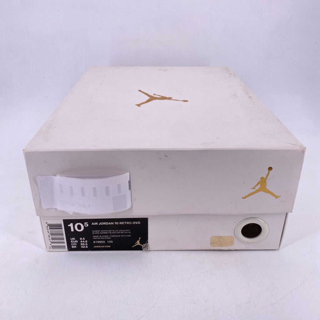 Air Jordan 10 Retro "Ovo White" 2015 Used Size 10.5
