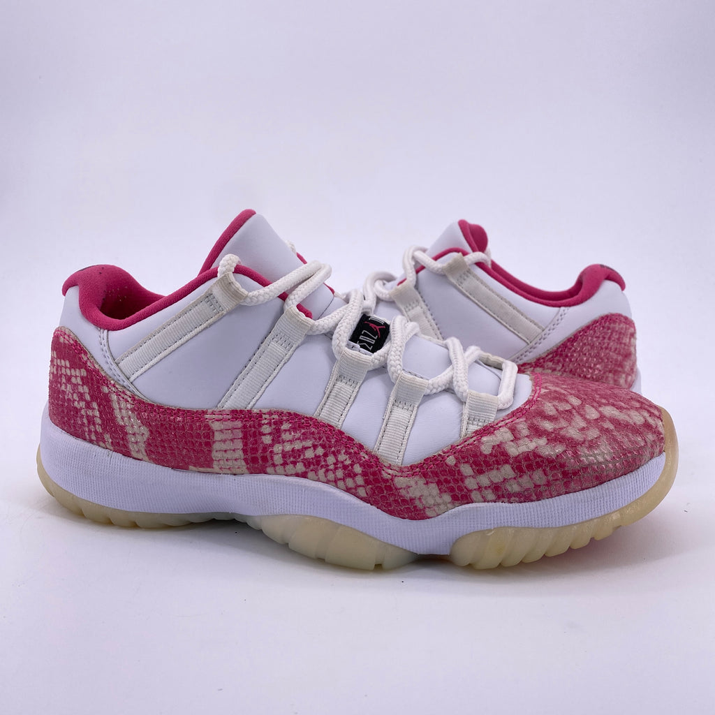 Air Jordan (W) 11 Retro Low "Pink Snakeskin" 2019 Used Size 9W
