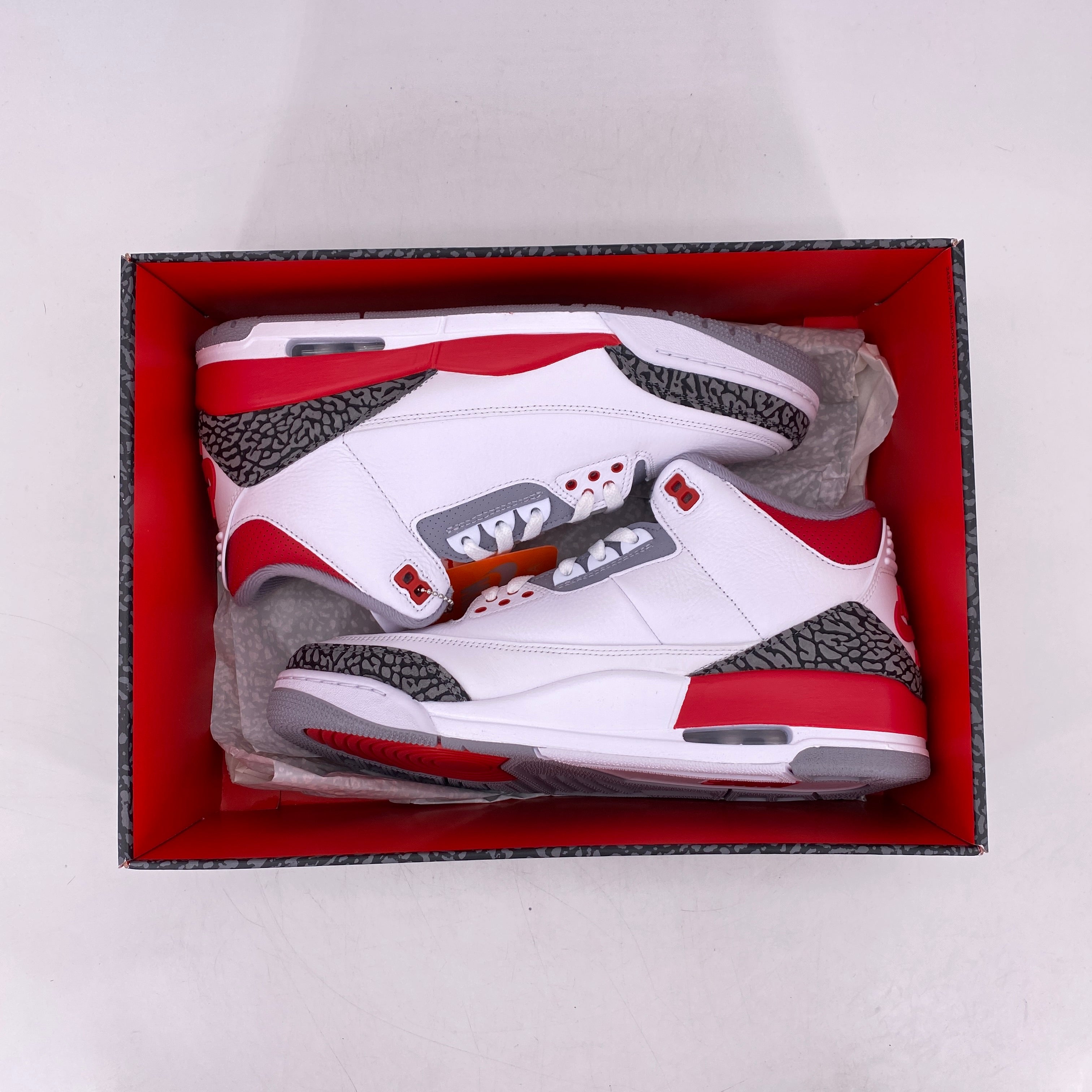 Air Jordan 3 Retro &quot;Fire Red&quot; 2022 New Size 10.5