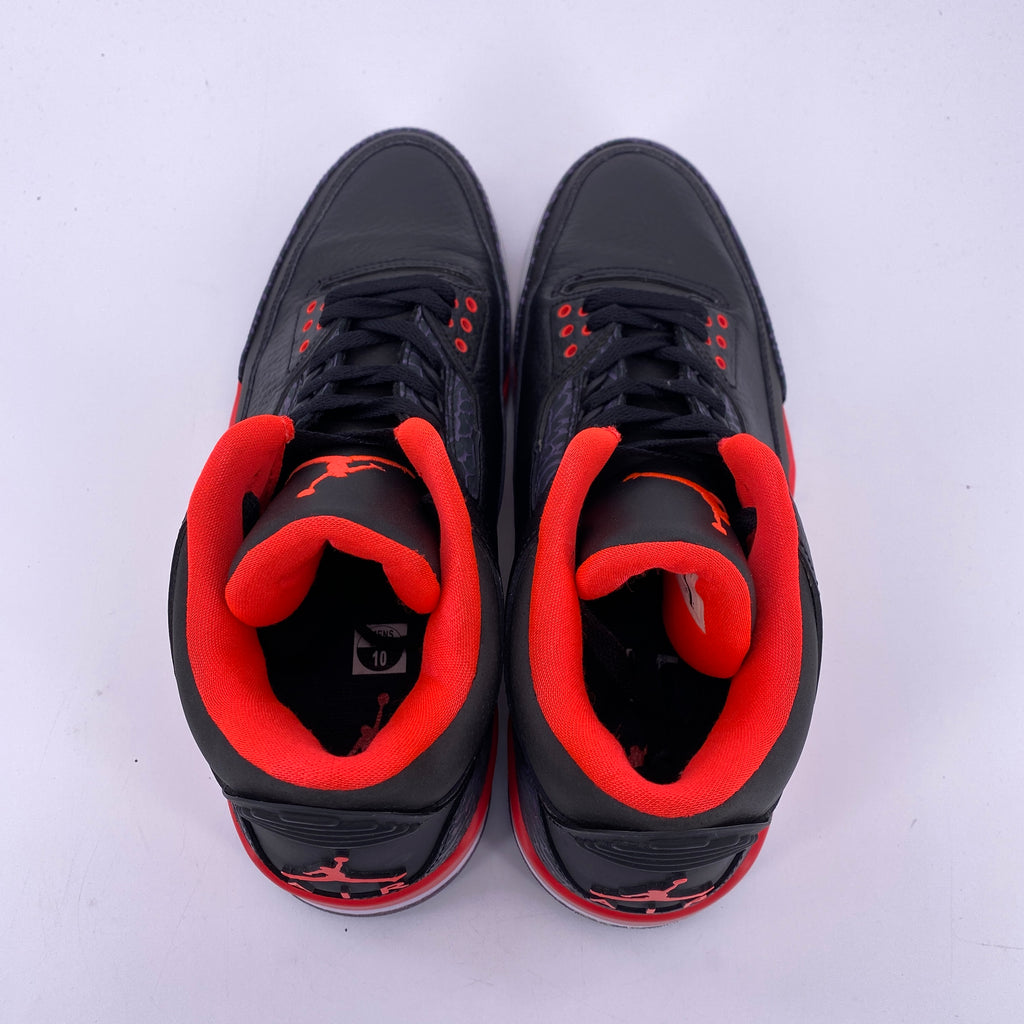 Air Jordan 3 Retro "Crimson" 2013 Used Size 10