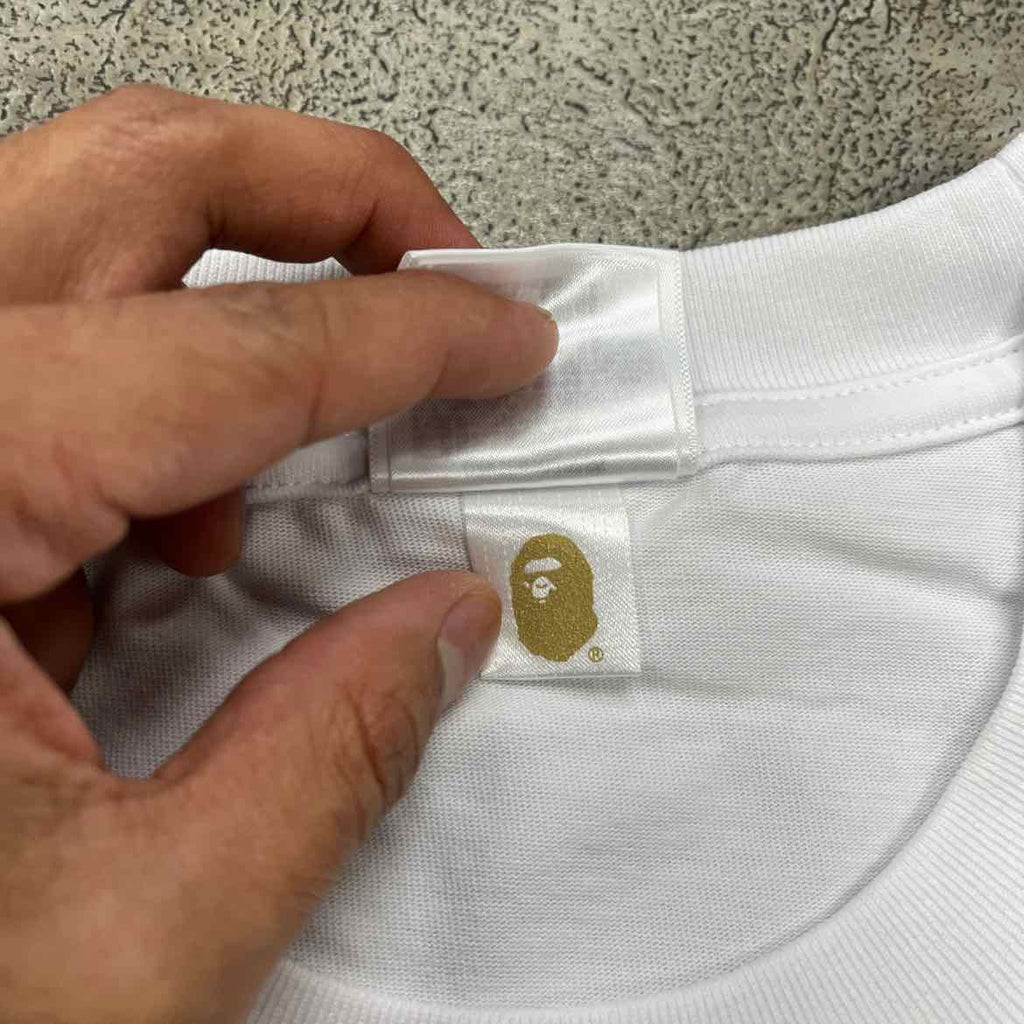 Bape T-Shirt "NEW JERSEY" White New Size 2XL