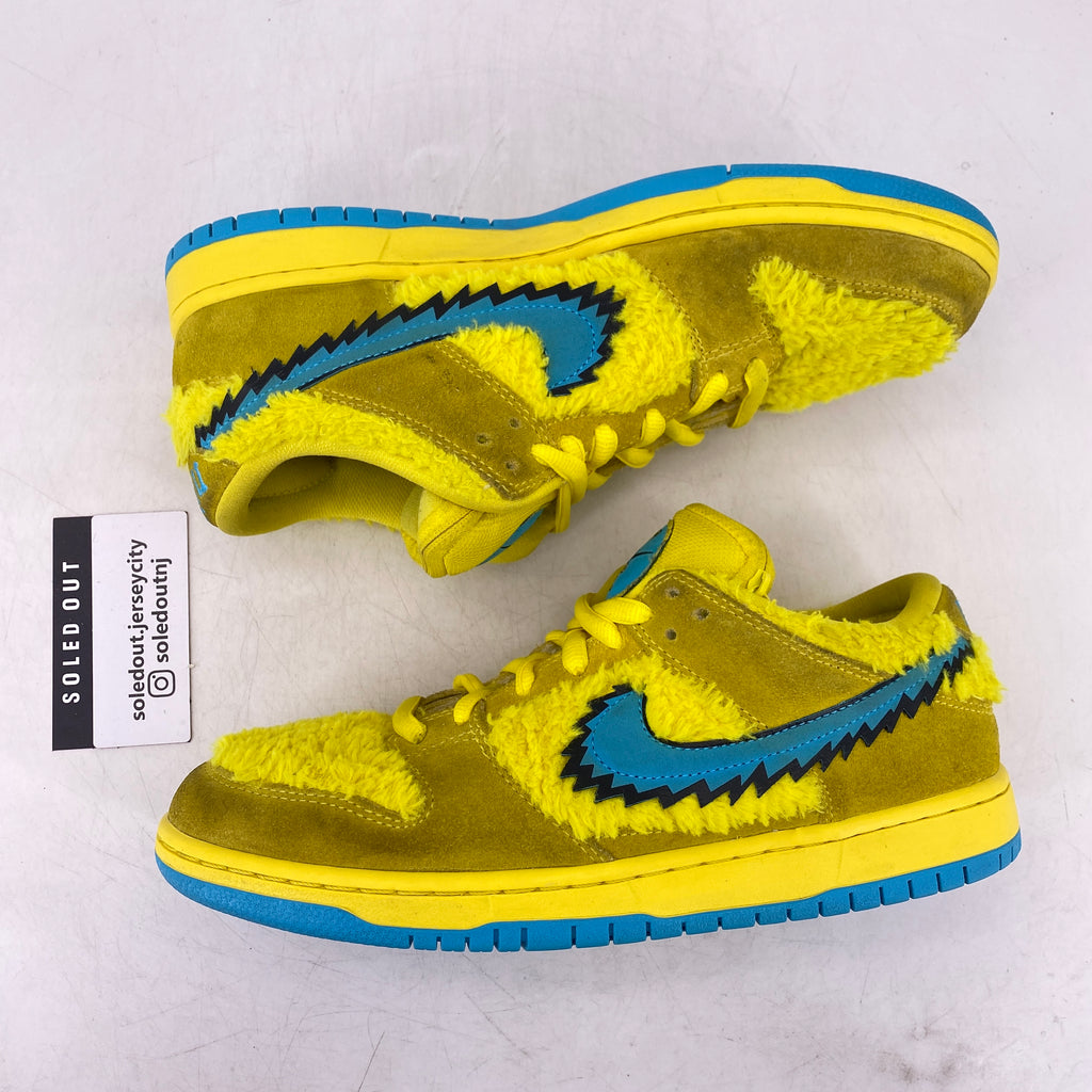 Nike SB Dunk Low "Grateful Dead Yellow" 2020 Used Size 9.5