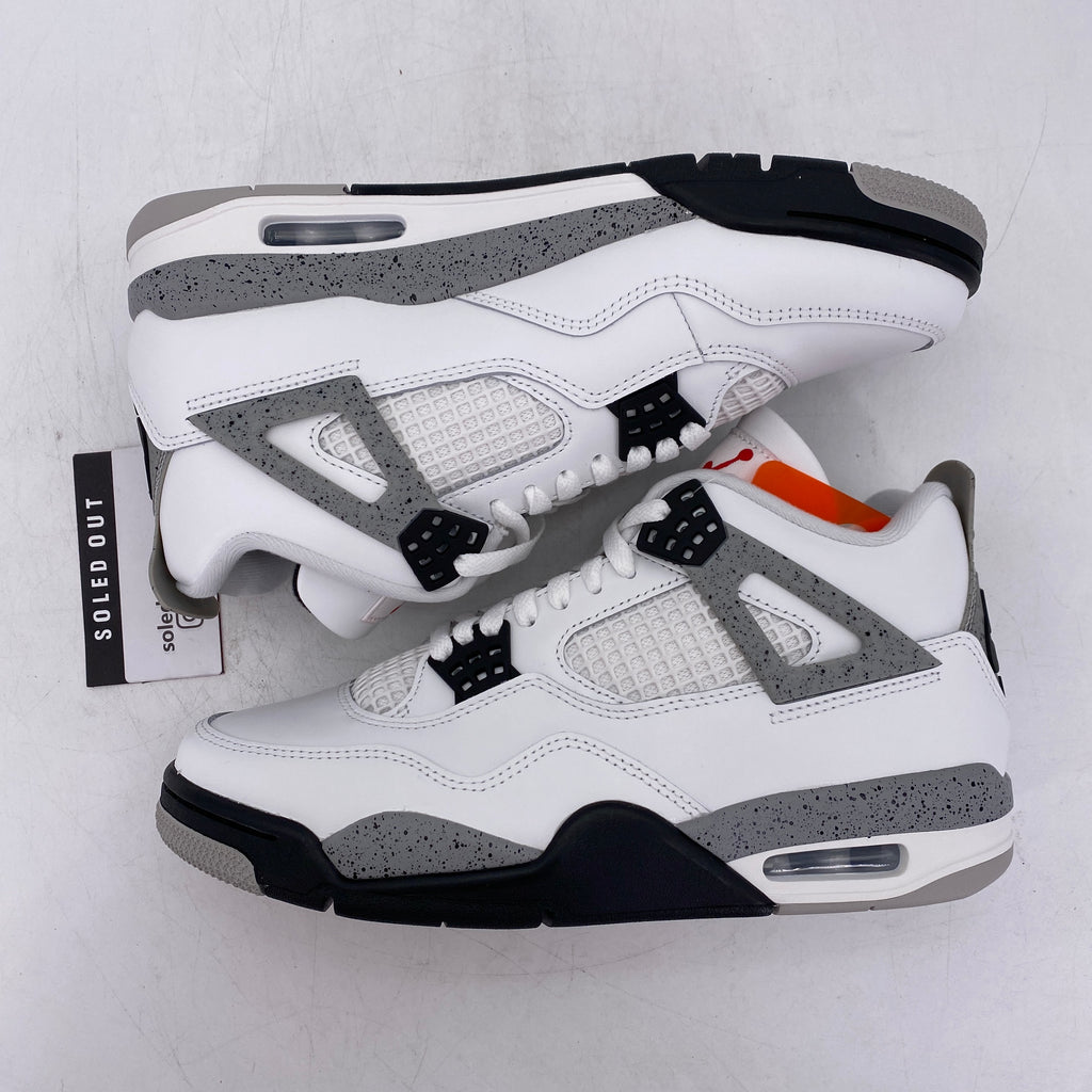 Air Jordan 4 Retro "White Cement" 2025 New Size 8.5
