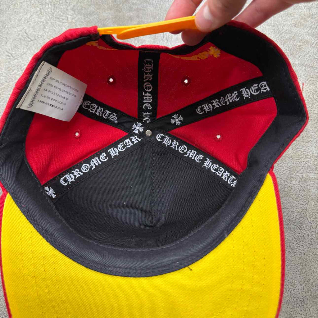 Chrome Hearts Snapback "CH LOGO" New Red Size OS