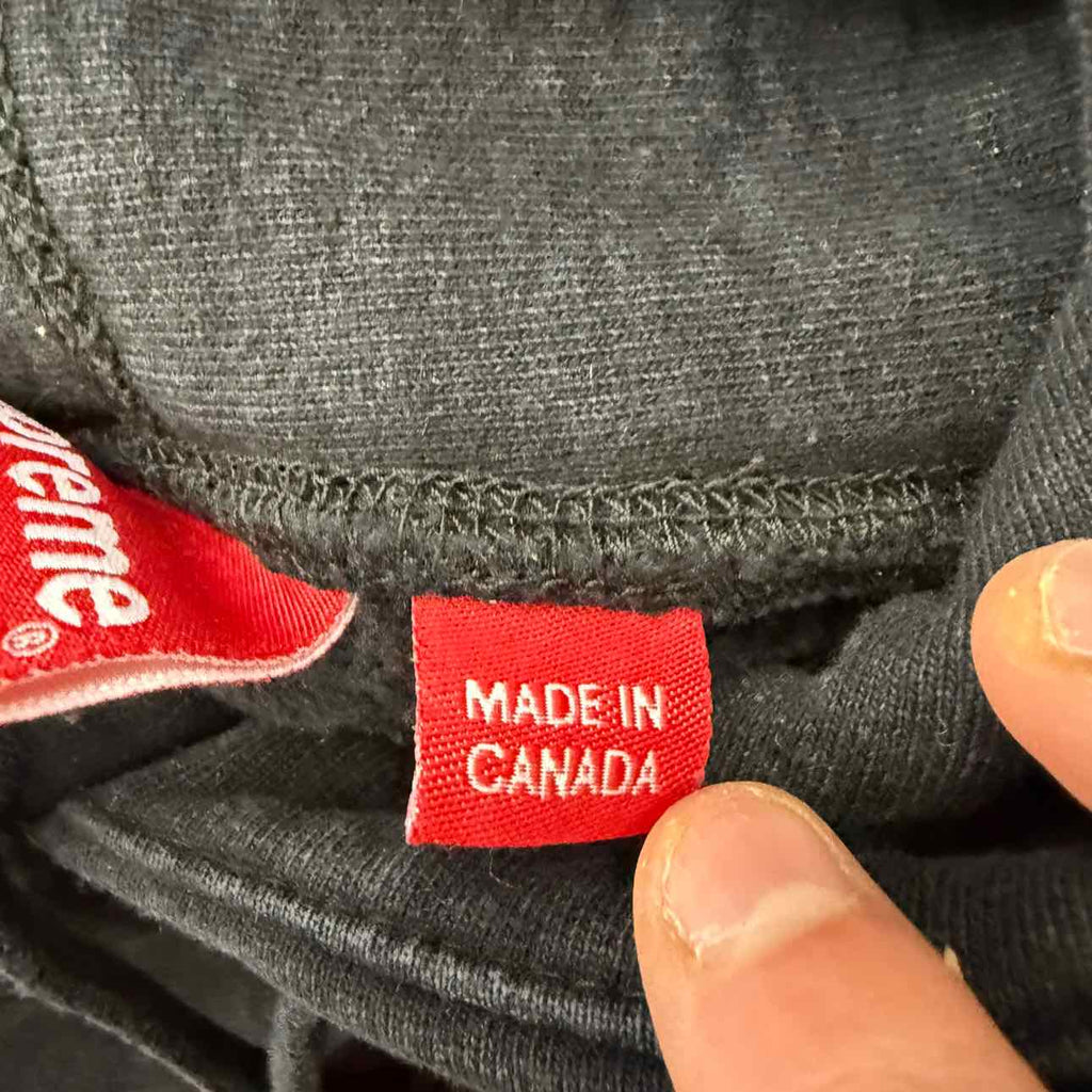 Supreme Hoodie "PORTRAIT" Black Used Size L