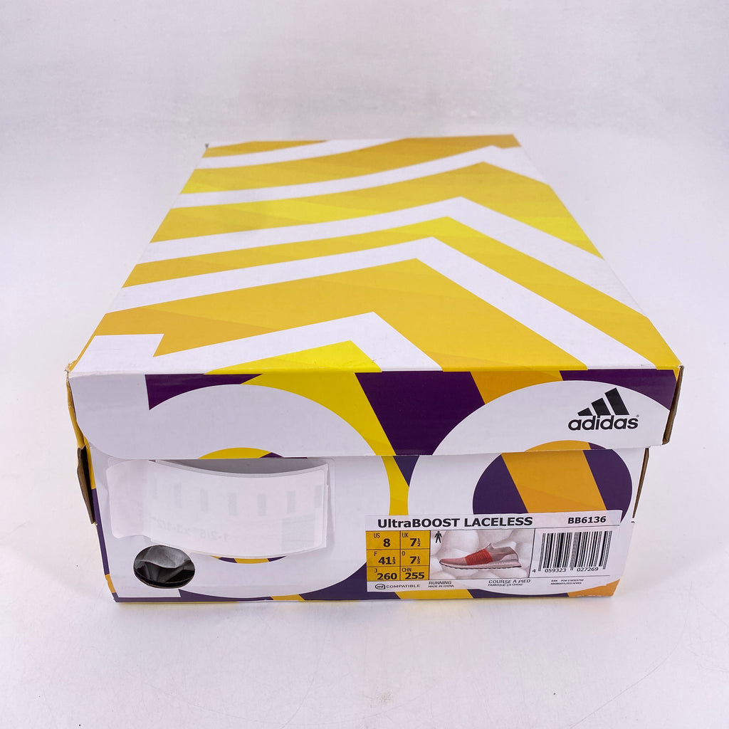 Adidas Ultra Boost Laceless "White" 2017 New Size 8