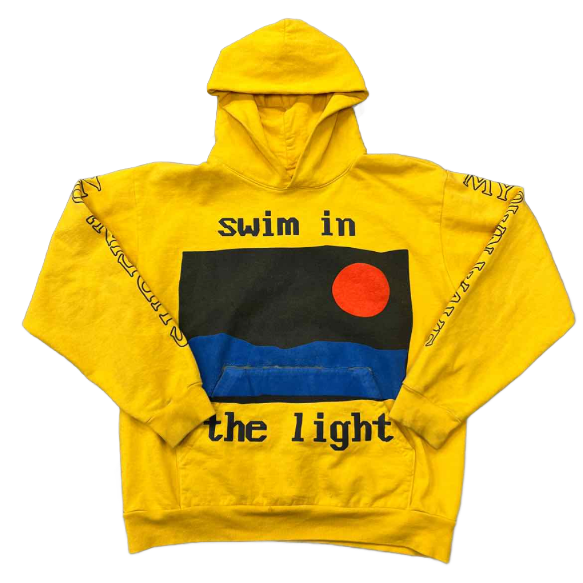 CPFM Hoodie &quot;KID CUDI&quot; Yellow Used Size L