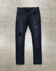 Purple Jeans "RIPPED" Black Used Size 32