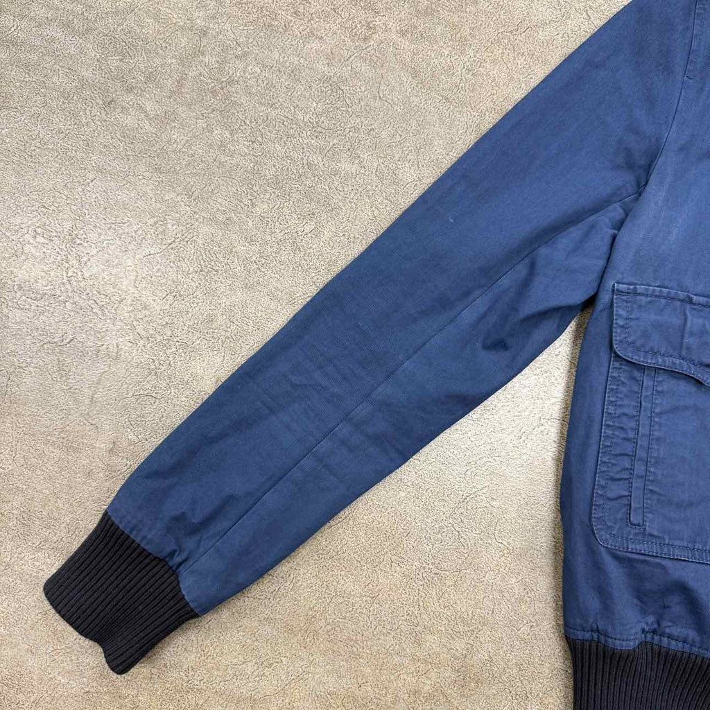 Lanvin Work Jacket "PATCHWORK" Navy Used Size 48