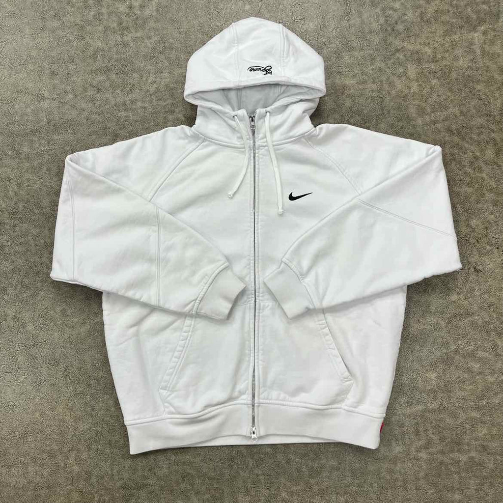 Supreme Zip Up "NIKE" White Used Size M