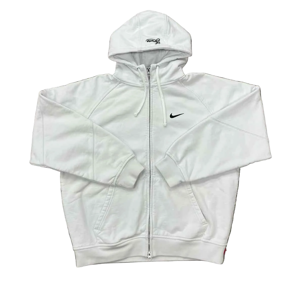 Supreme Zip Up "NIKE" White Used Size M