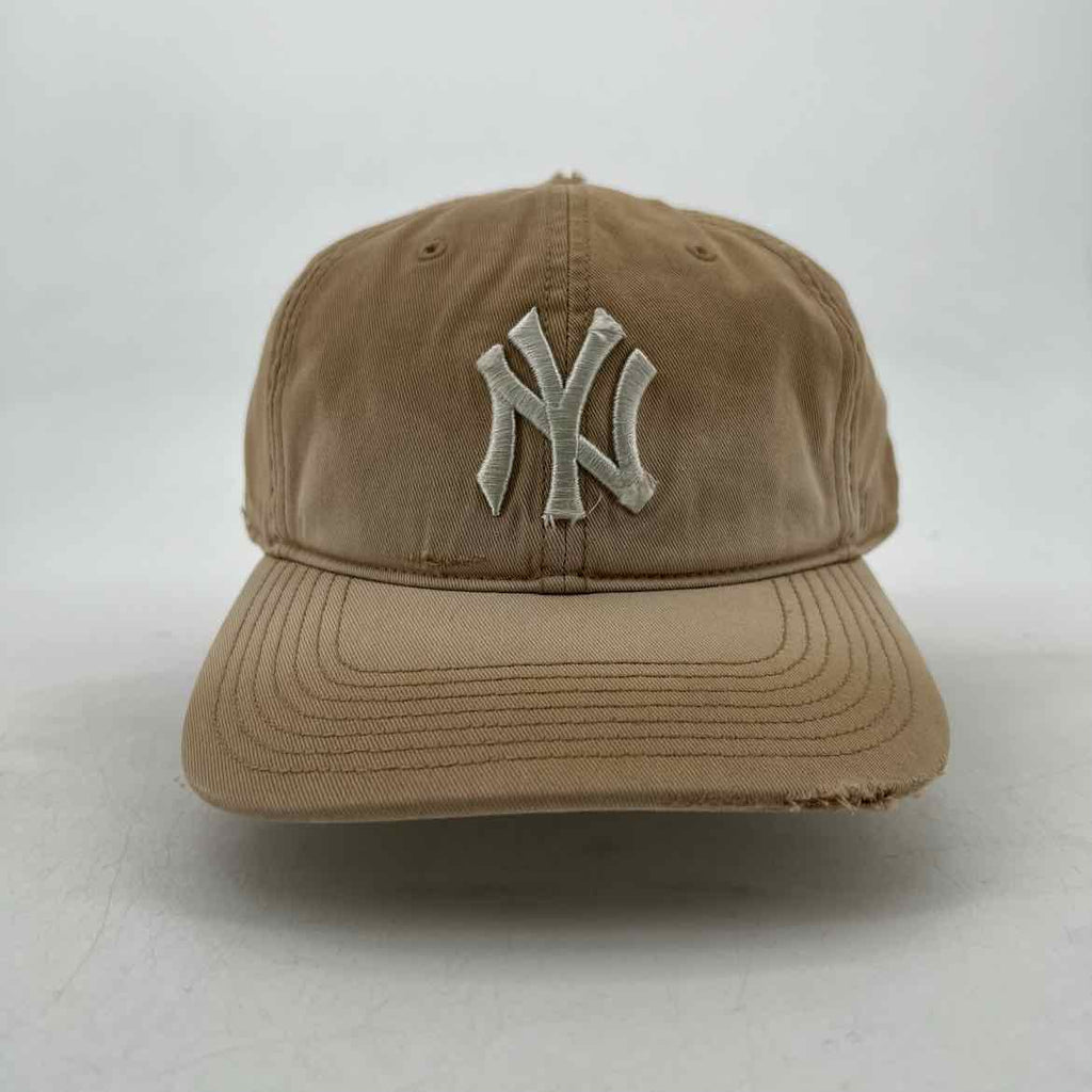 Kith Fitted Hat "YANKEES GARMENT WASH" New Khaki Size XXL