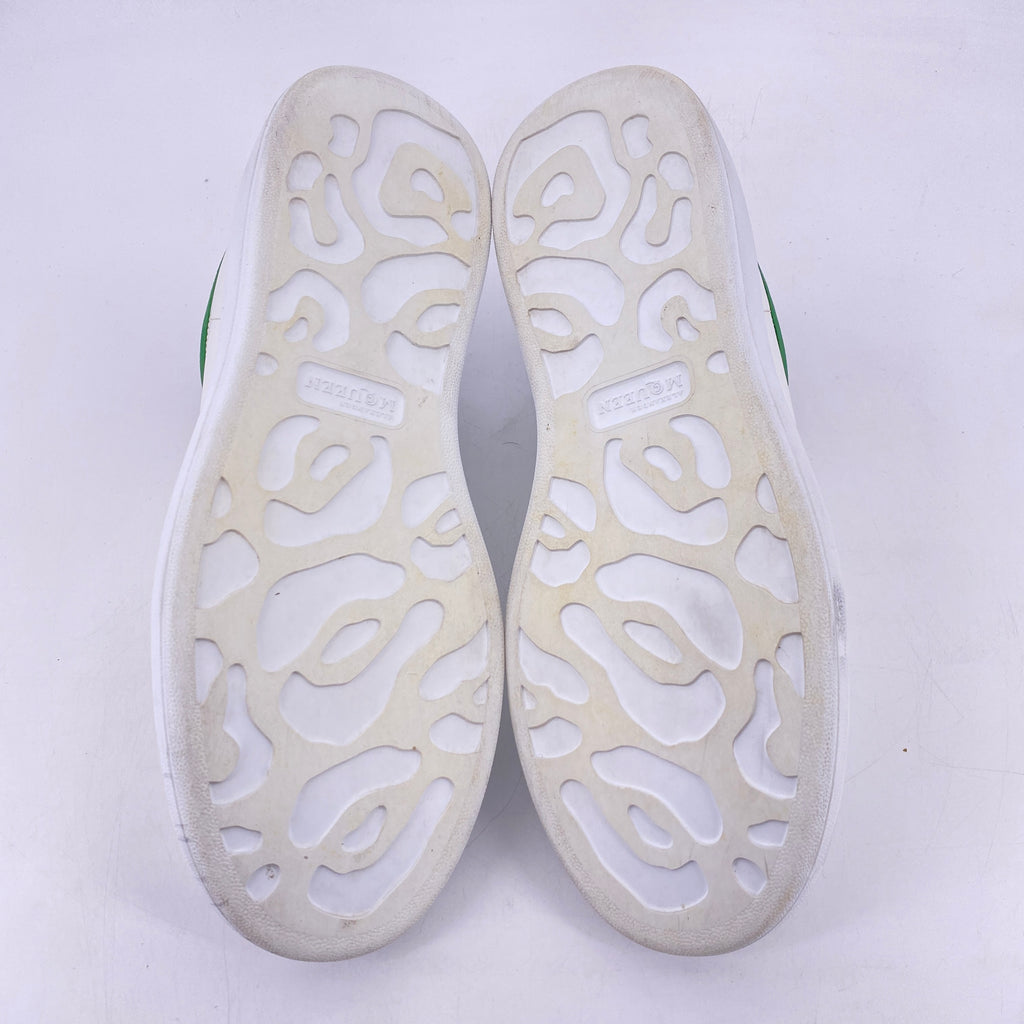 Alexander McQueen Oversized Sneaker "White Green"  Used Size 46