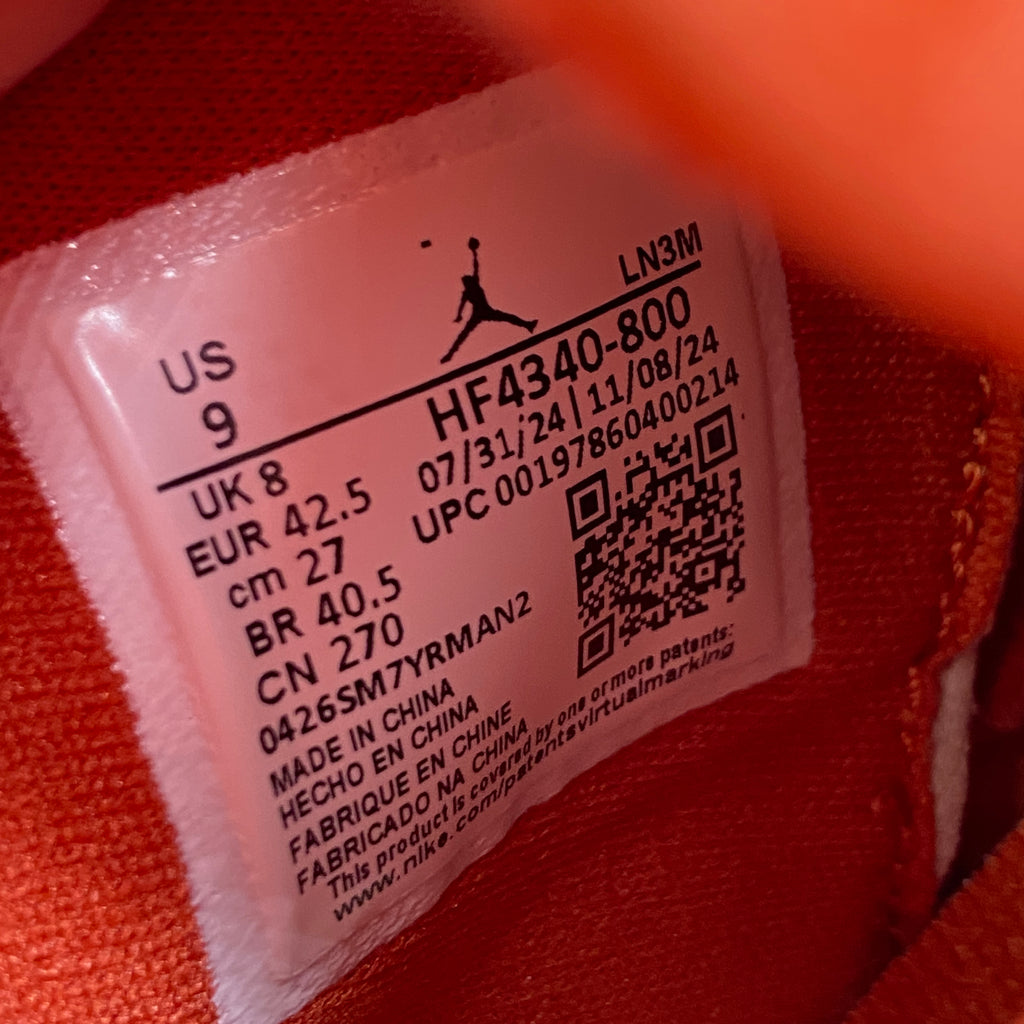 Air Jordan 4 Retro "Brick By Brick" 2025 New Size 9