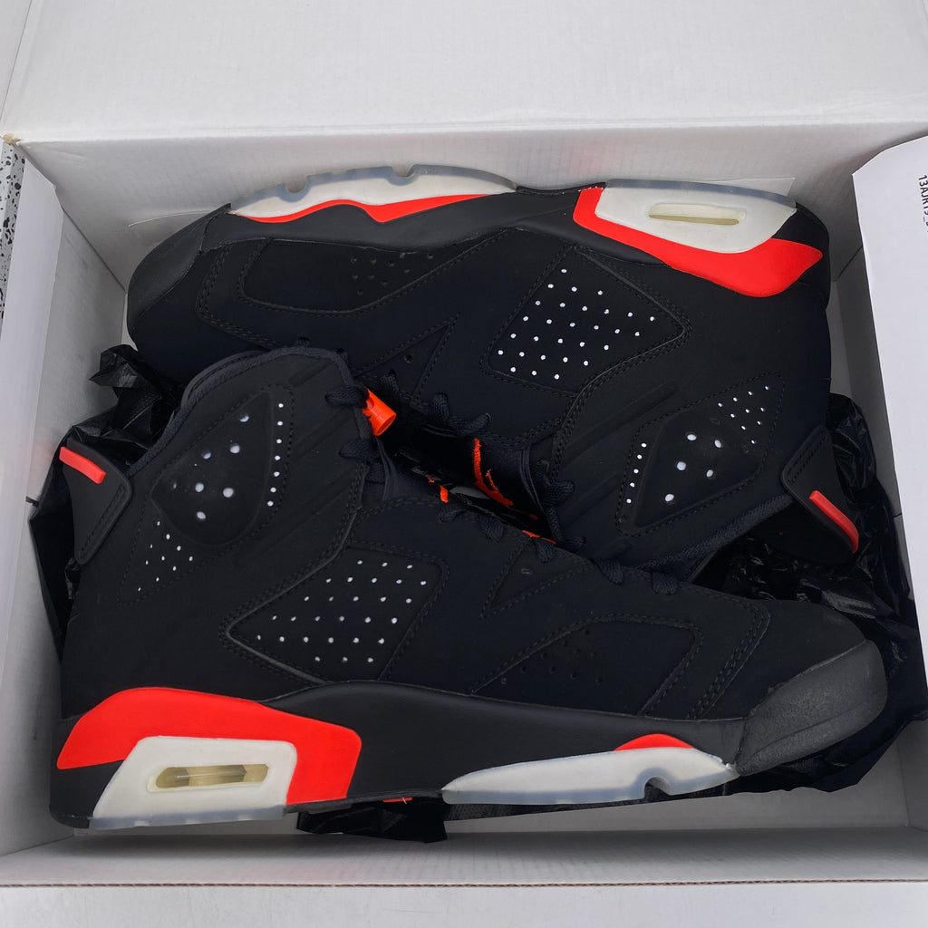 Air Jordan 6 Retro "Black Infrared" 2019 New Size 10