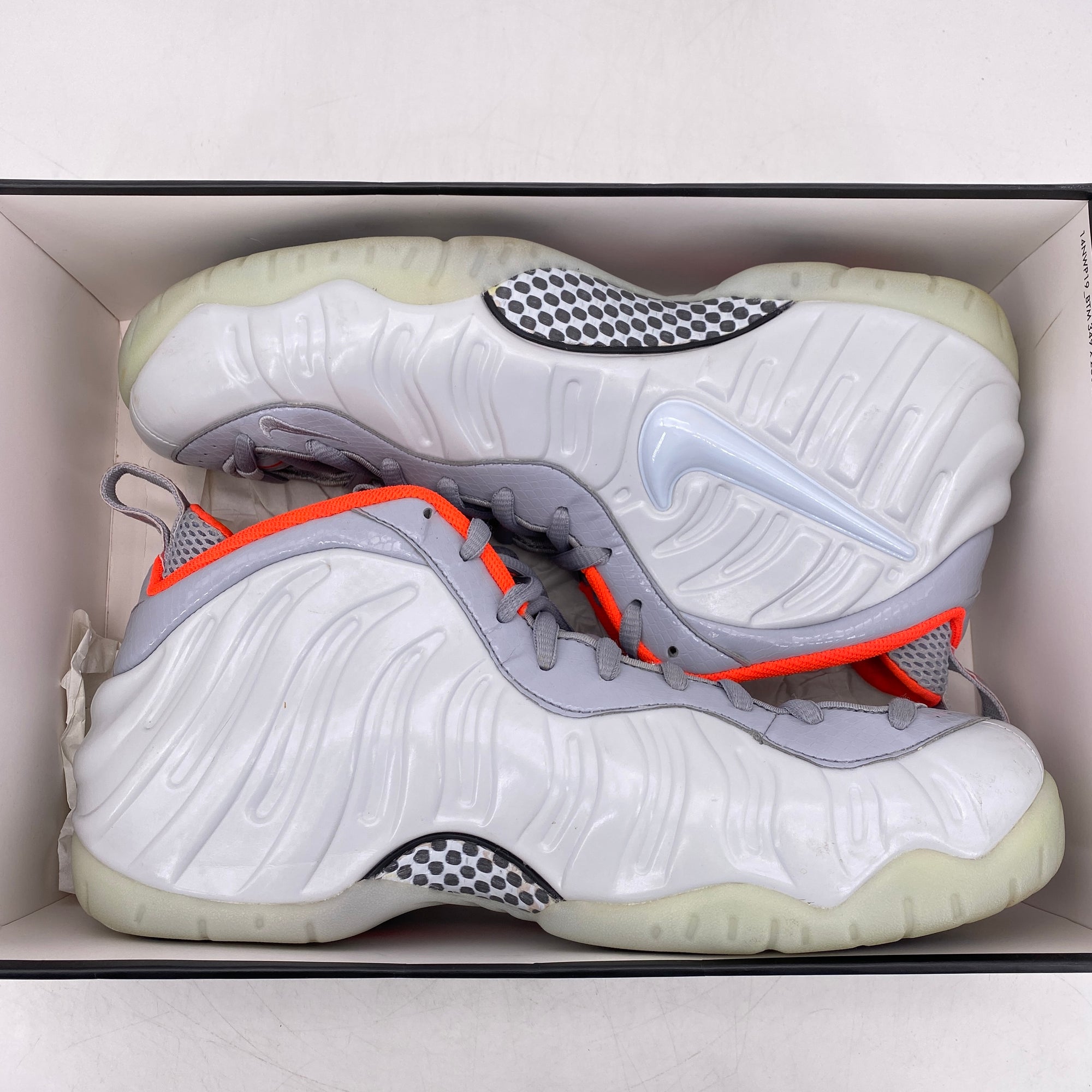 Nike Air Foamposite Pro &quot;Pure Platinum&quot; 2016 Used Size 12.5